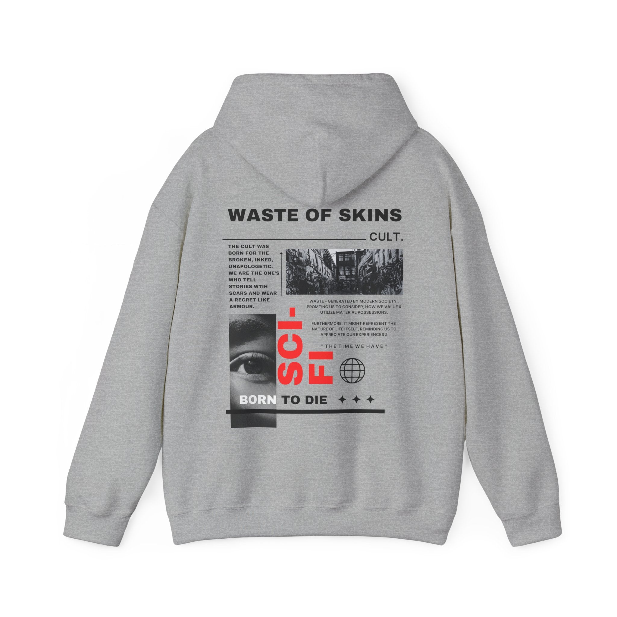 "Cult Sci‑Fi" — Waste of Skins® Rebellion Hoodie