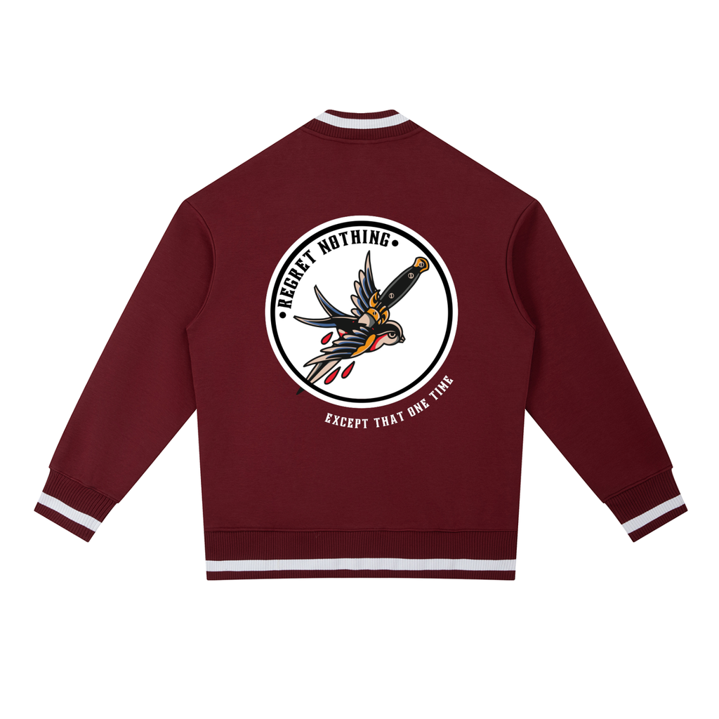 “REGRET NOTHING” — Waste of Skins® Bomber Jacket