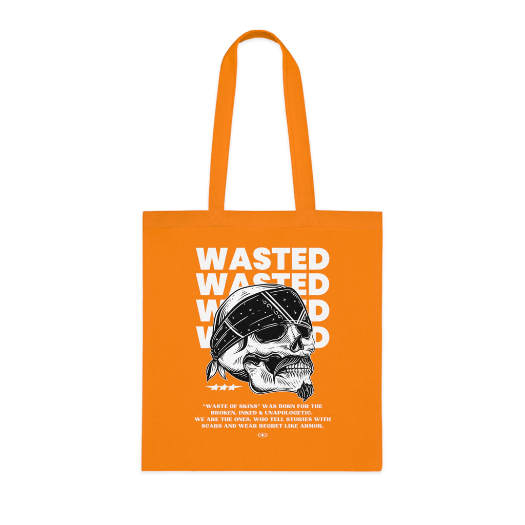 "WASTED" — Waste of Skins® Tote Bag