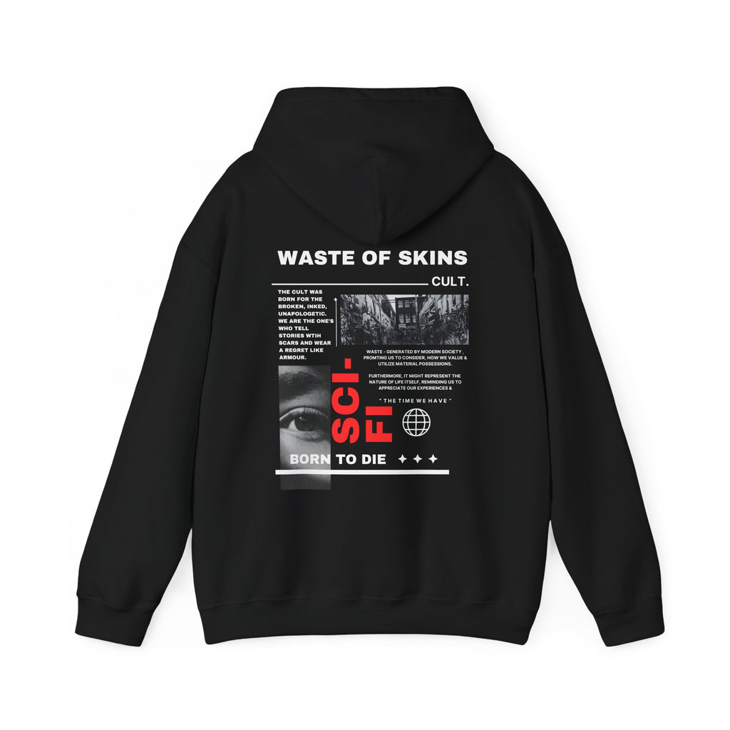 "Cult Sci-Fi" — Waste of Skins® Hoodie