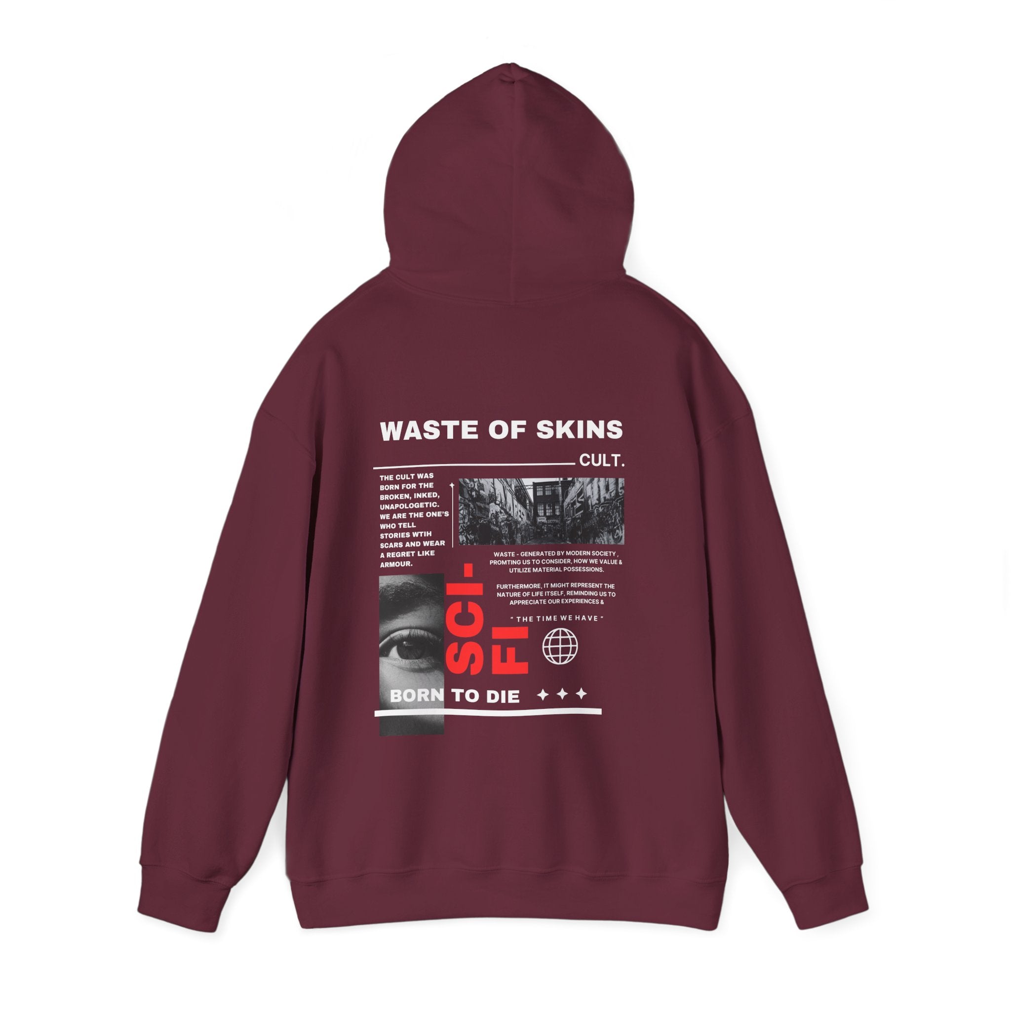 "Cult Sci-Fi" — Waste of Skins® Hoodie