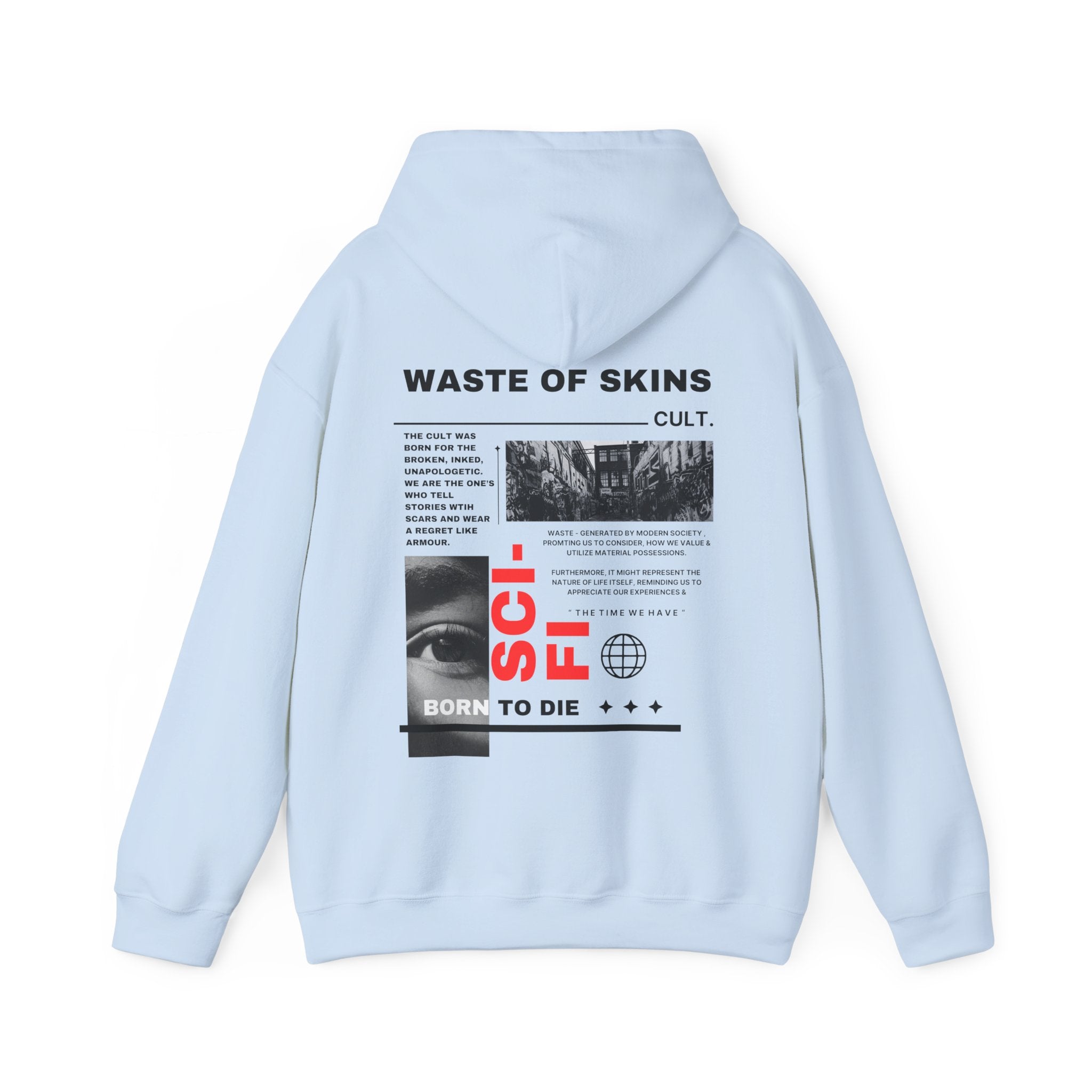 "Cult Sci‑Fi" — Waste of Skins® Rebellion Hoodie