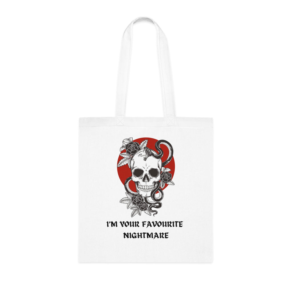"FAVOURITE NIGHTMARE" — Waste of Skins® Tote Bag