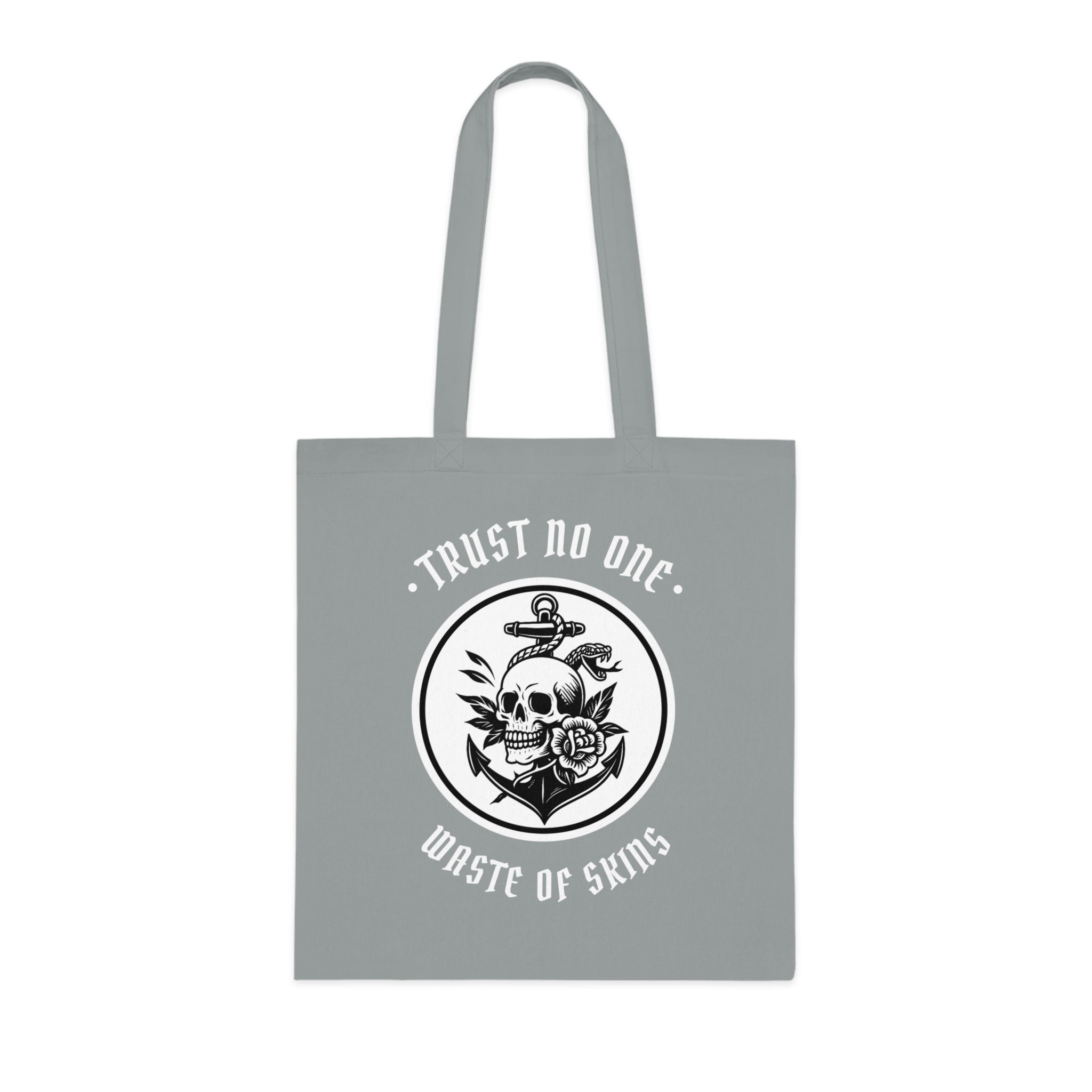 "TRUST NO.1" — Waste of Skins® Tote bag