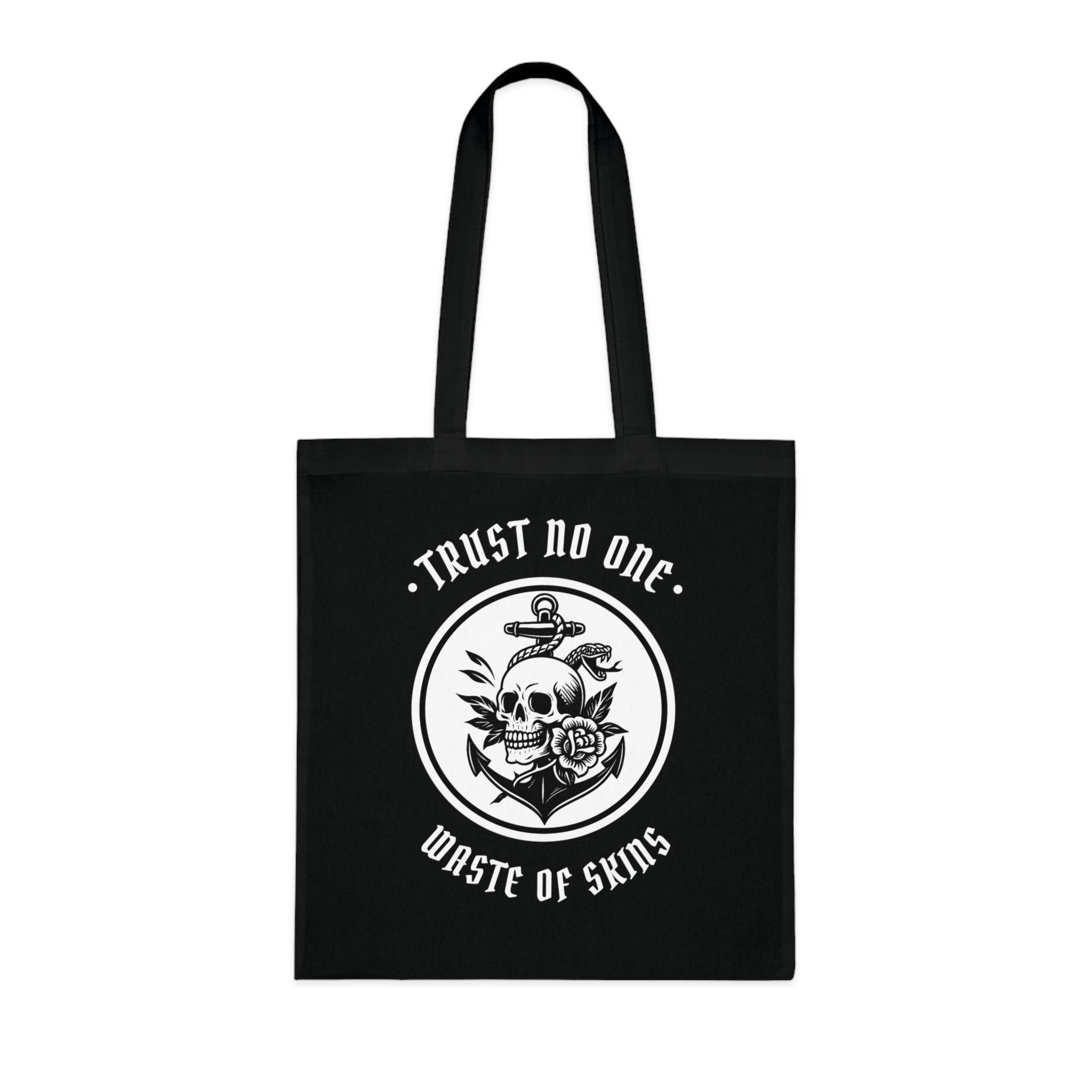 "TRUST NO.1" — Waste of Skins® Tote bag