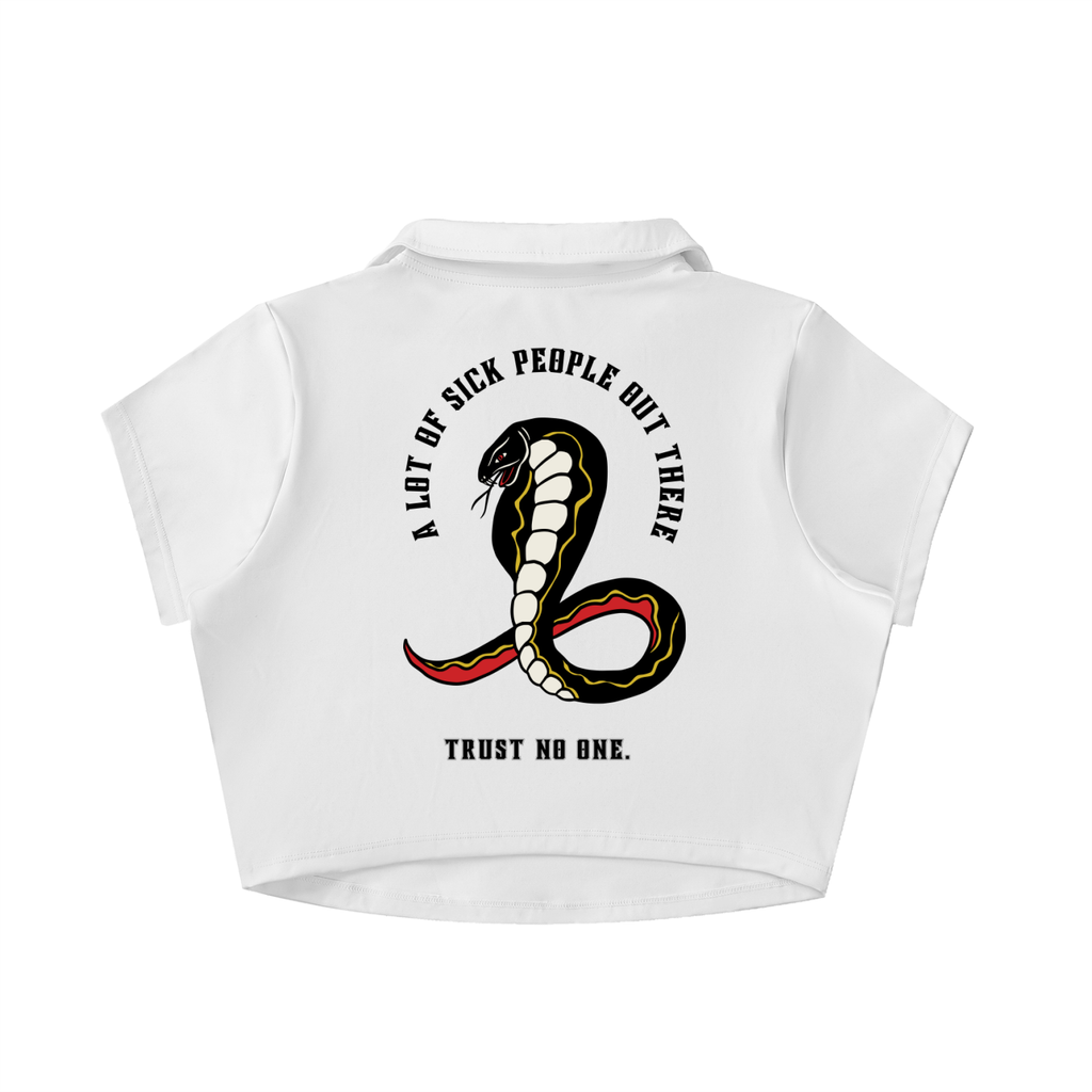 “A LOT OF SICK PEOPLE” — Waste of Skins® Crop Top