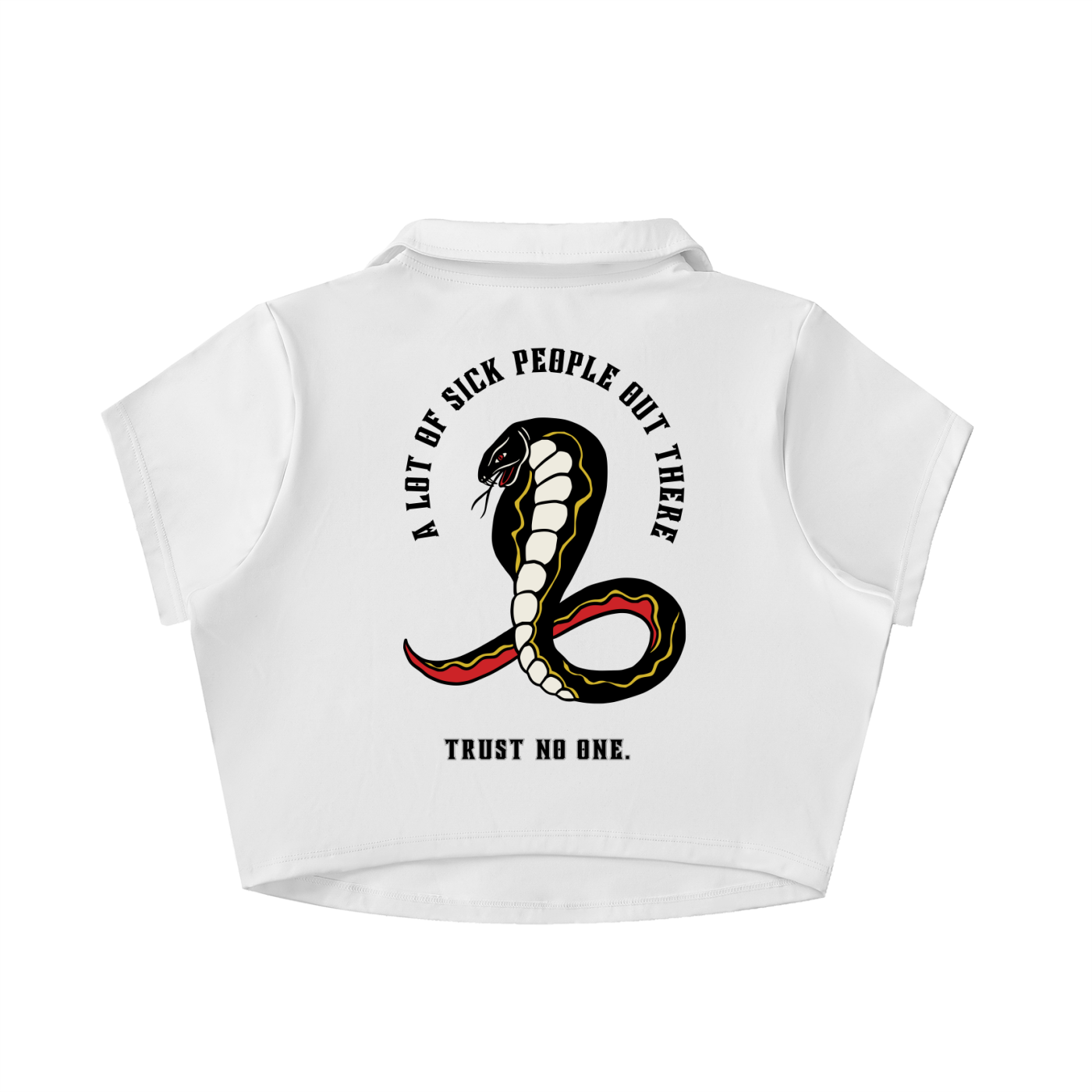 “A LOT OF SICK PEOPLE” — Waste of Skins® Crop Top
