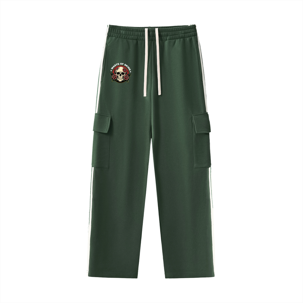 "WASTED BLOOM" — Waste of Skins® Stripe Pants