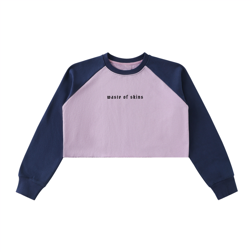 “REGRET NOTHING” — Waste of Skins® Crop Sweatshirt
