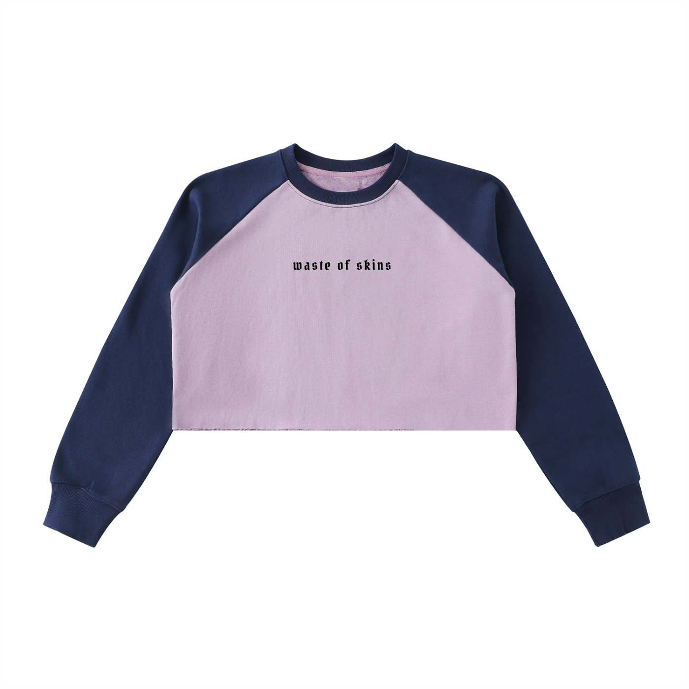 “REGRET NOTHING” — Waste of Skins® Crop Sweatshirt