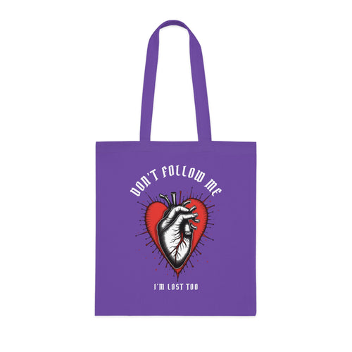 "DON'T FOLLOW ME" — Waste of Skins® Tote Bag