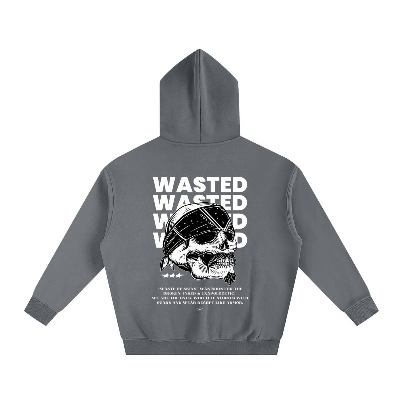 “WASTED” — Waste of Skins® Oversize Hoodie