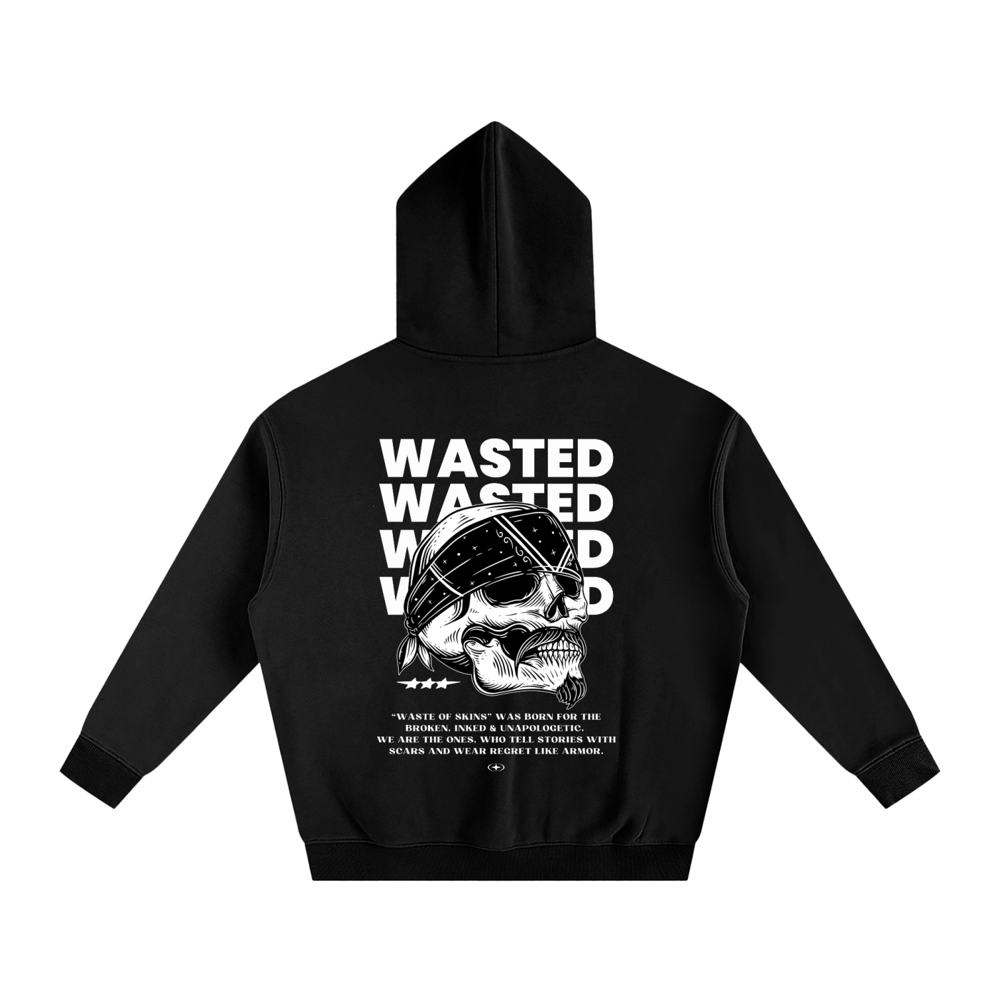 “WASTED” — Waste of Skins® Oversize Hoodie