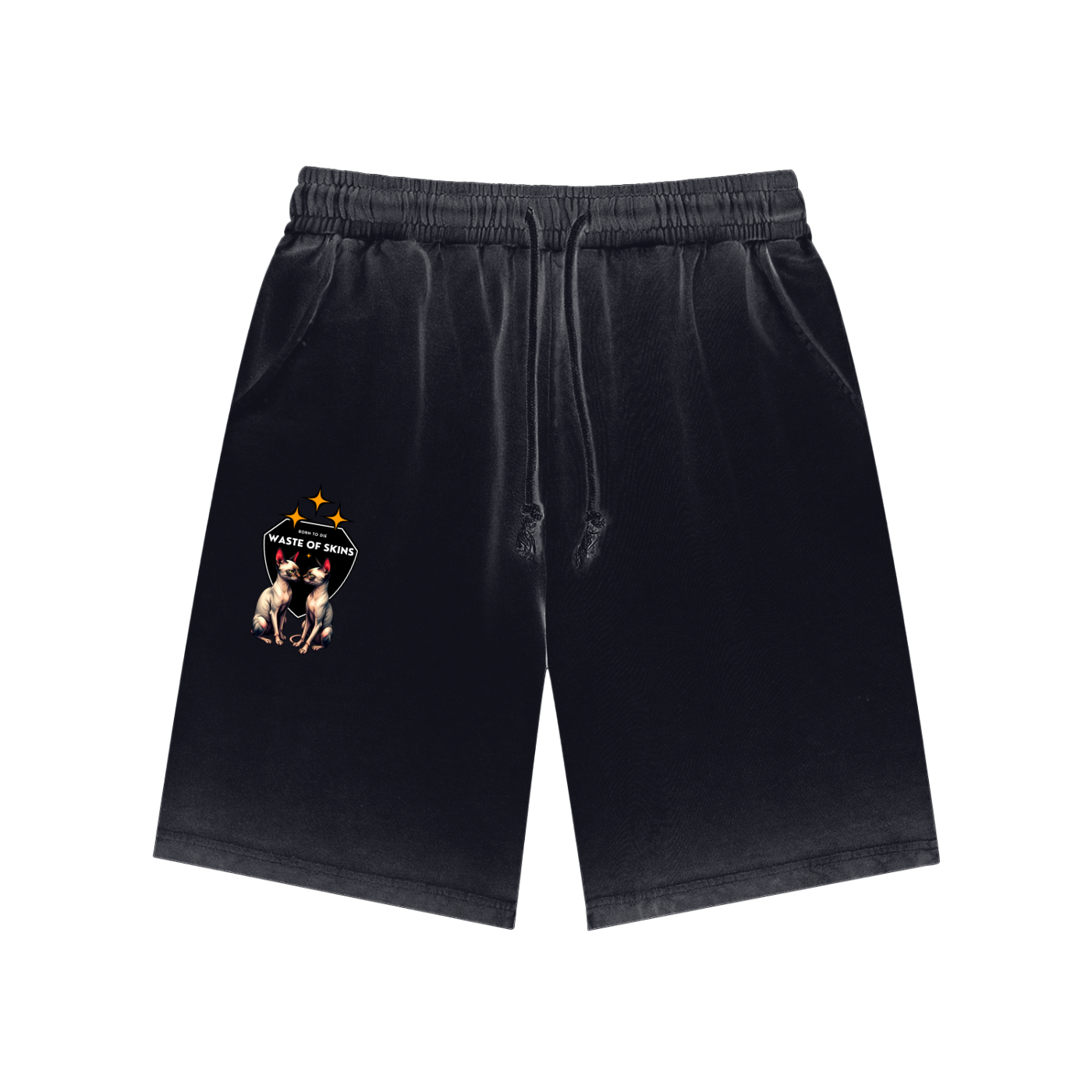 "BORN TO DIE"— Waste of Skins® shorts