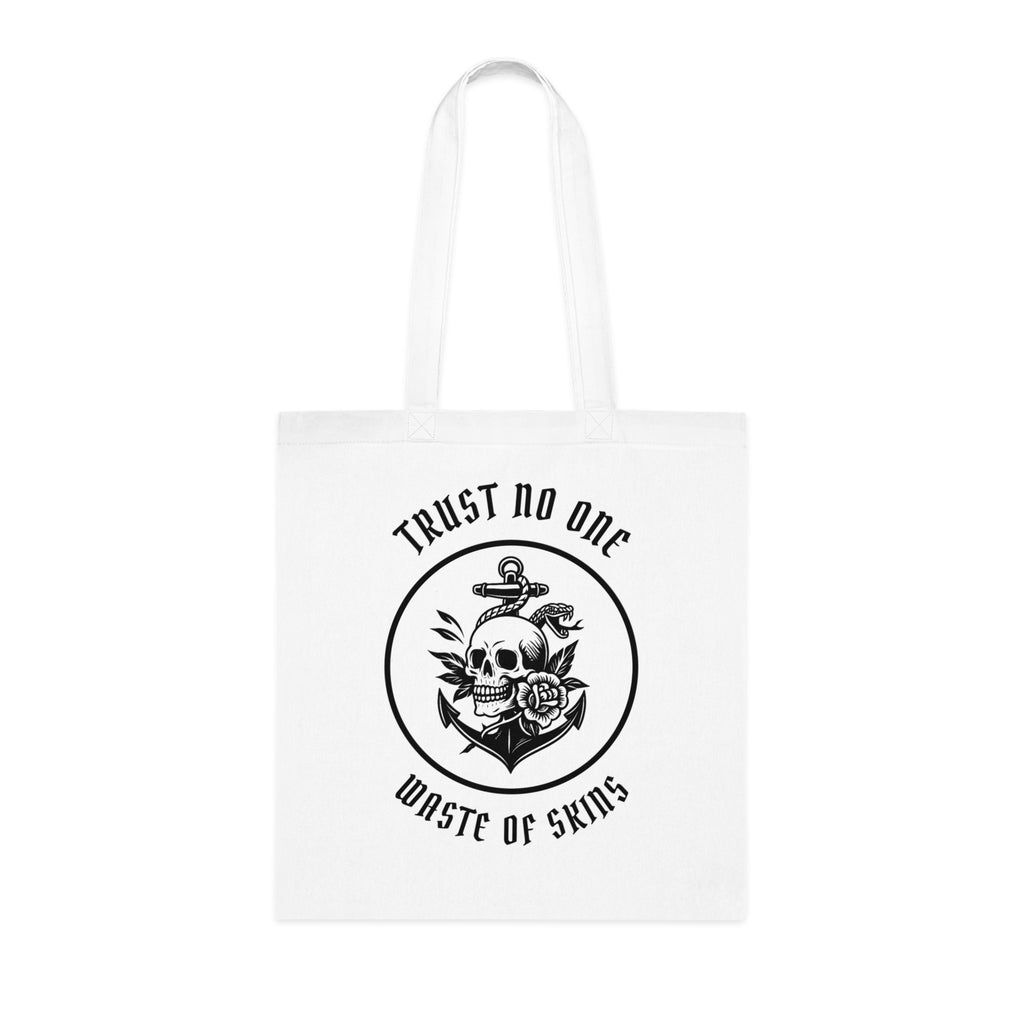 "TRUST NO.1" — Waste of Skins® Tote bag