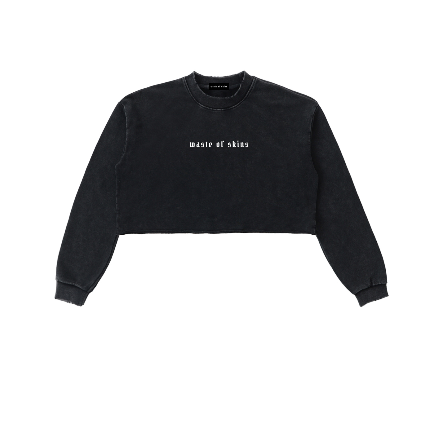 “WASTED” — Waste of Skins® Cropped Sweatshirt