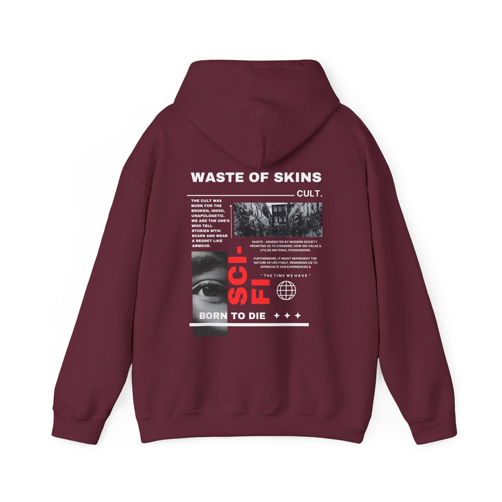 "Cult Sci-Fi" — Waste of Skins® Hoodie