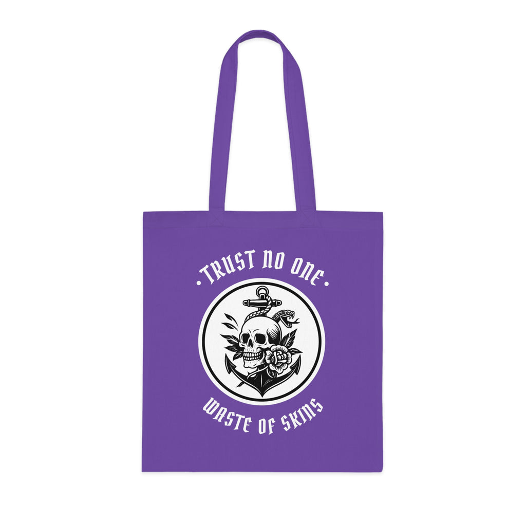 "TRUST NO.1" — Waste of Skins® Tote bag