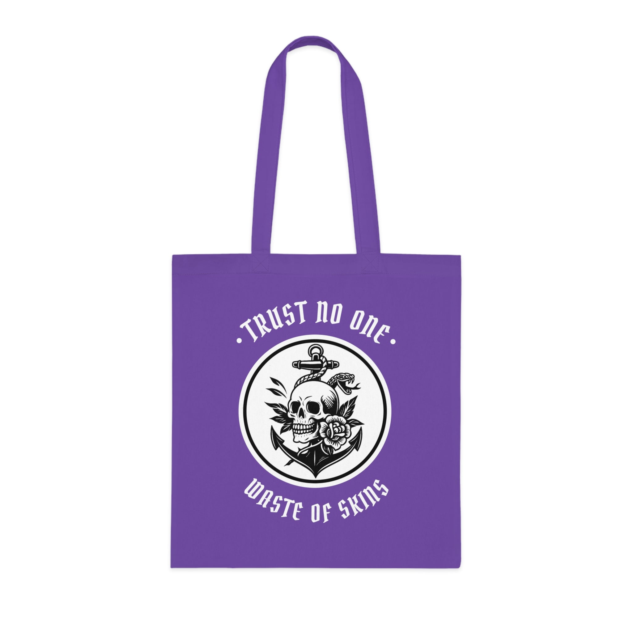 "TRUST NO.1" — Waste of Skins® Tote bag