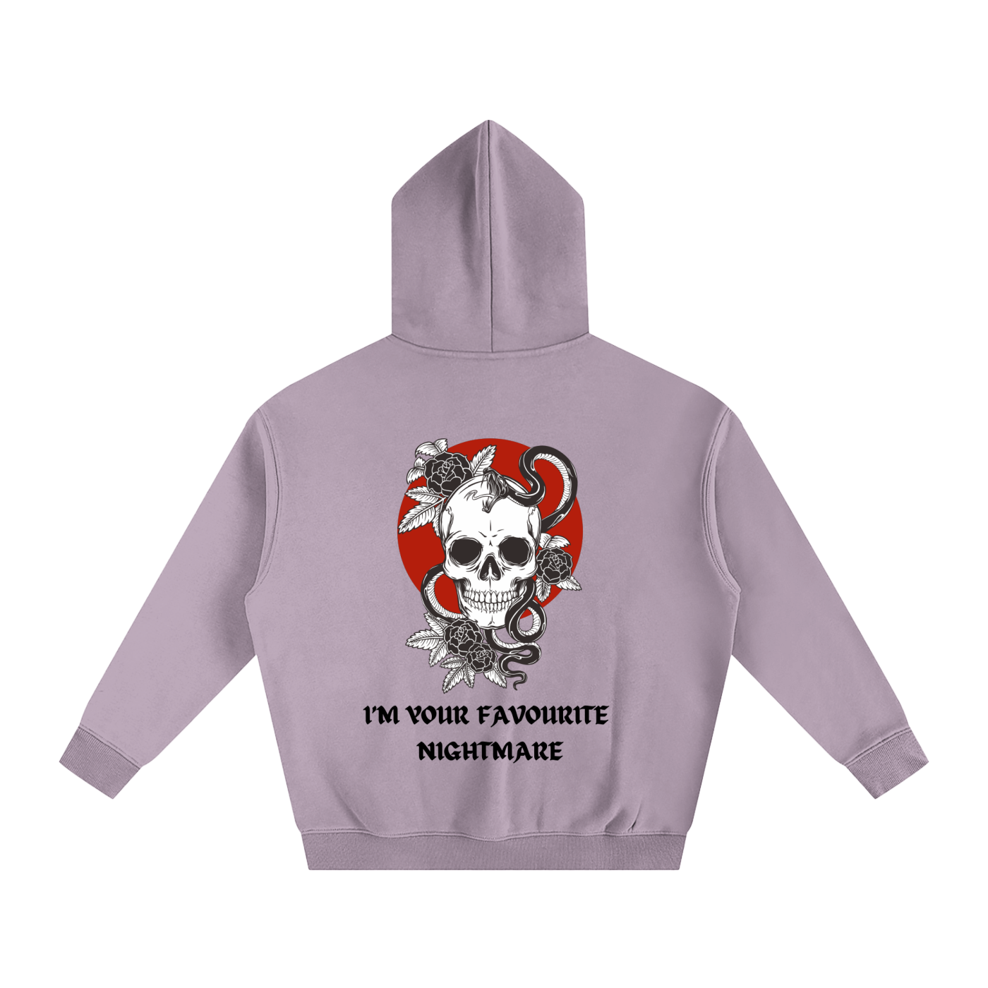 “FAVOURITE NIGHTMARE” — Waste of Skins® Oversize Hoodie