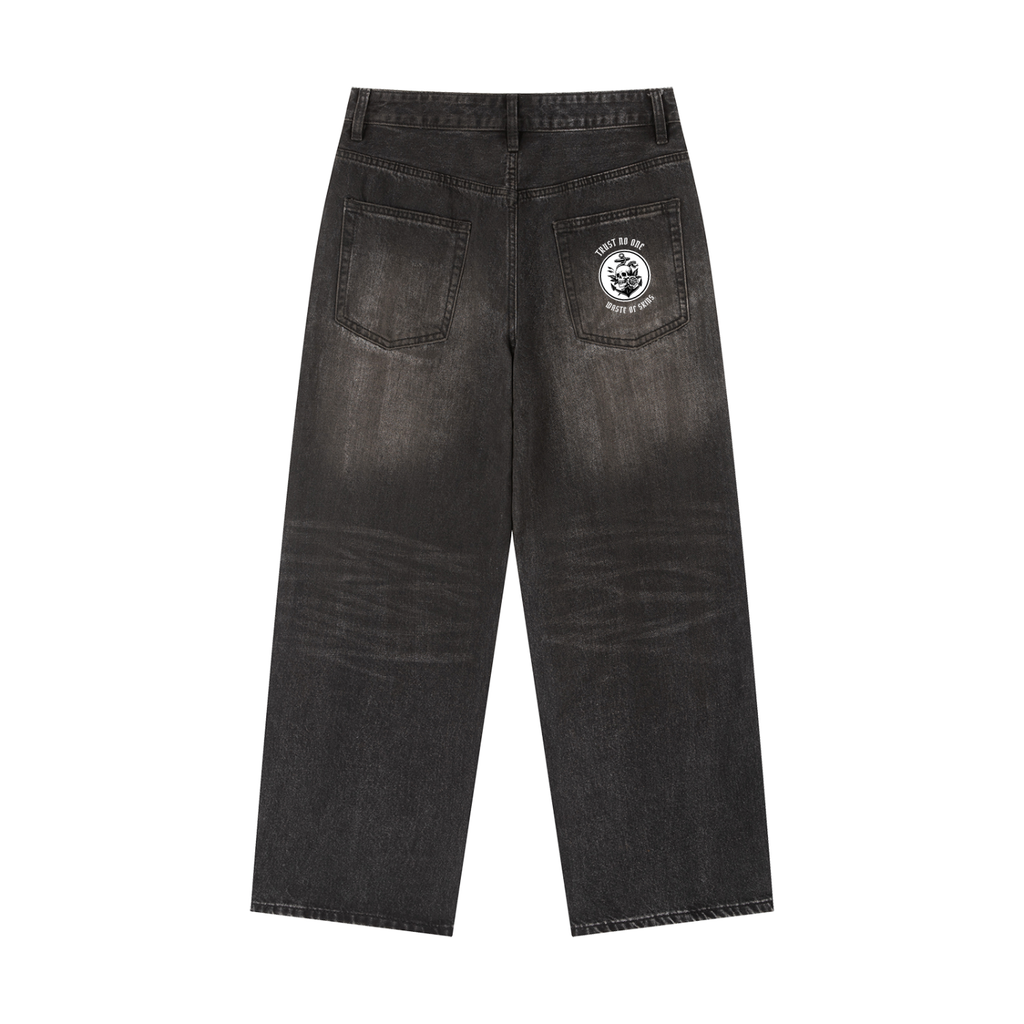 "TRUST NO.1" — Waste of Skins® Denim Jeans