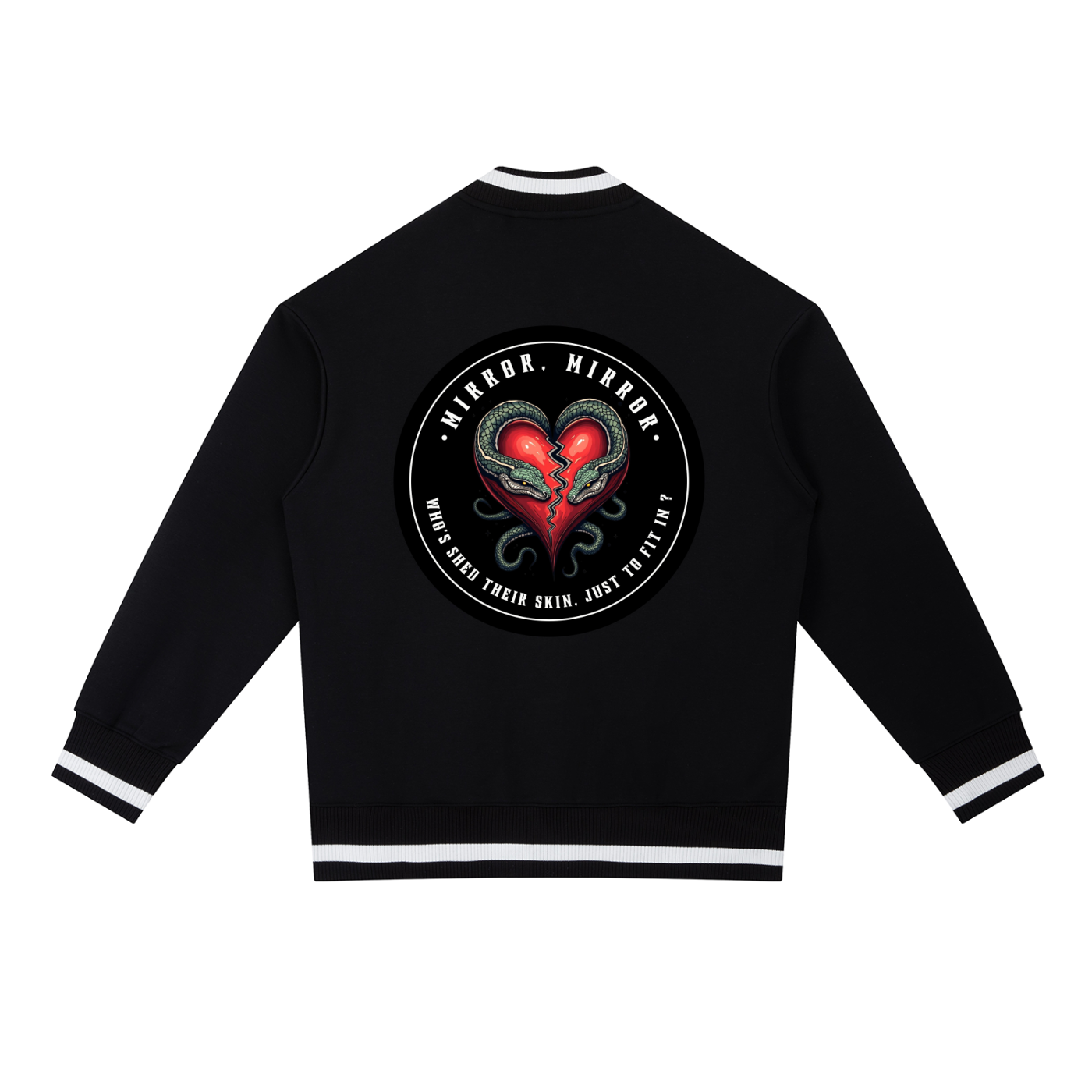 “MIRROR, MIRROR” — Waste of Skins® Bomber Jacket