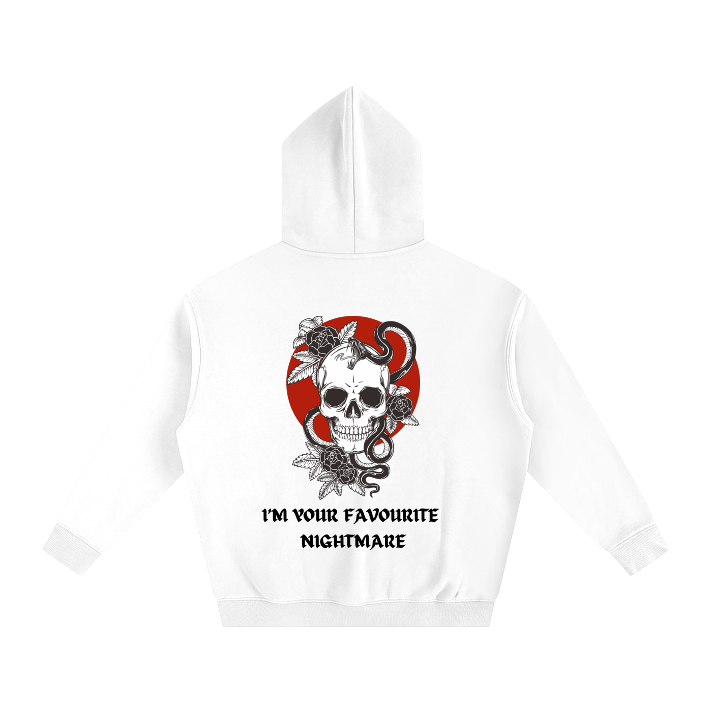 “FAVOURITE NIGHTMARE” — Waste of Skins® Oversize Hoodie