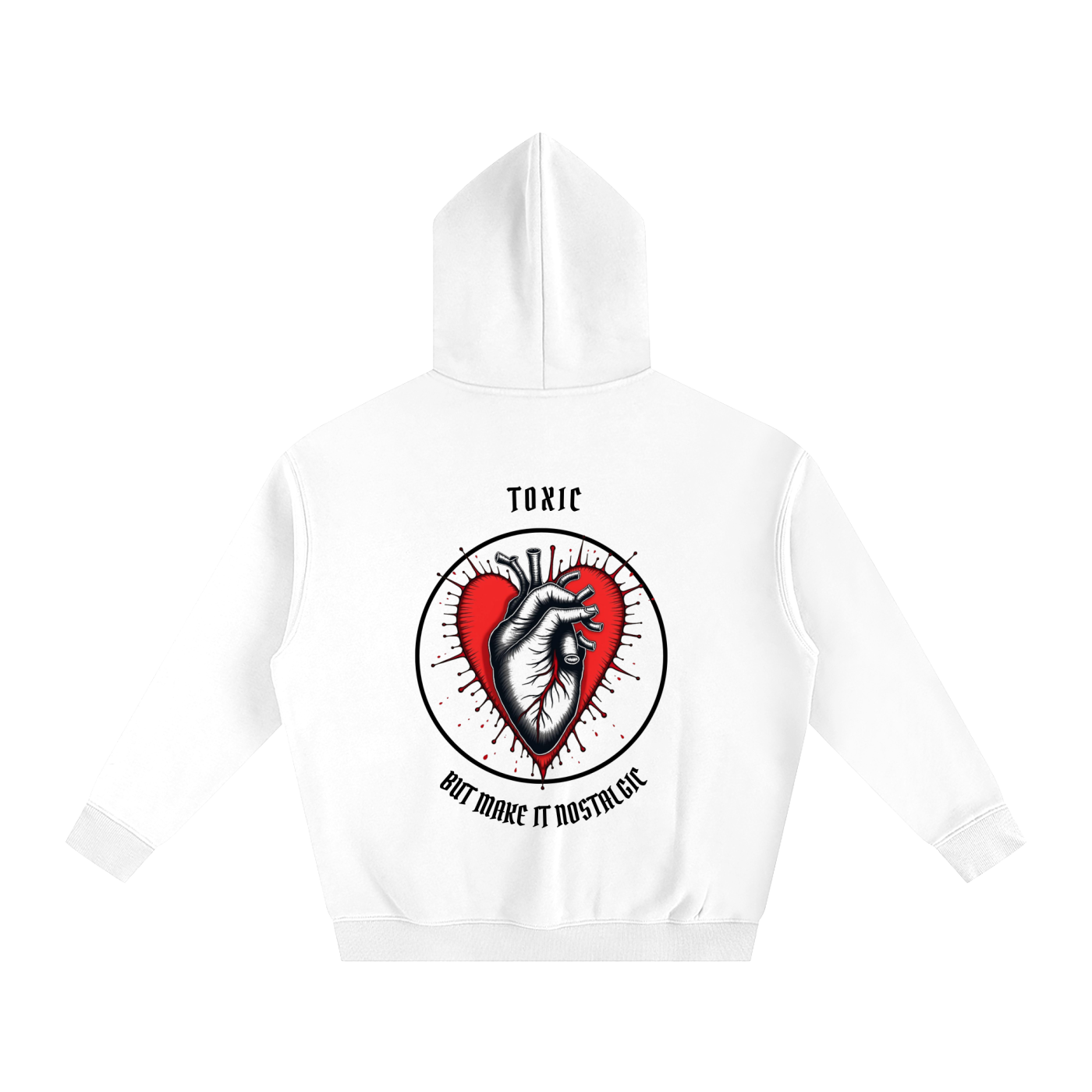 “TOXIC NOSTALGIA” — Waste of Skins® Oversize Hoodie