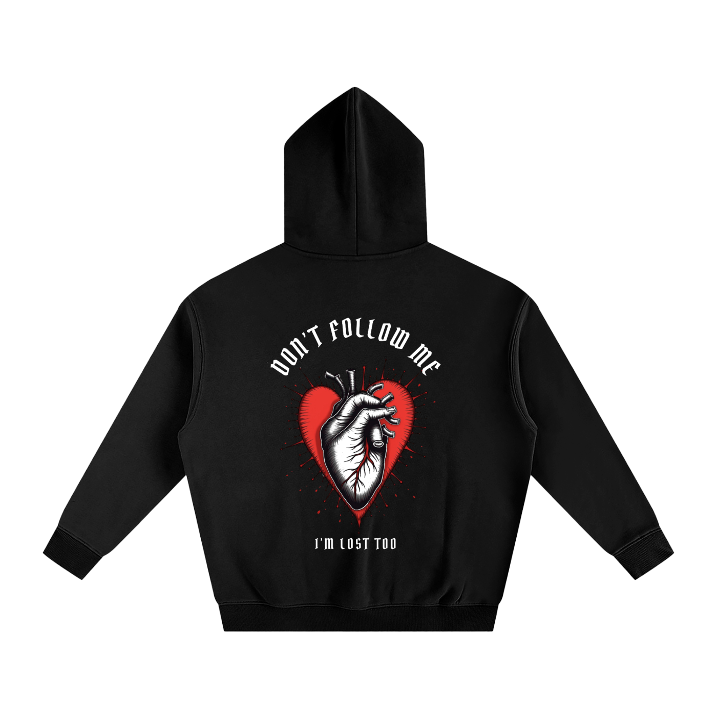 “DON’T FOLLOW ME” — Waste of Skins® Oversize Hoodie