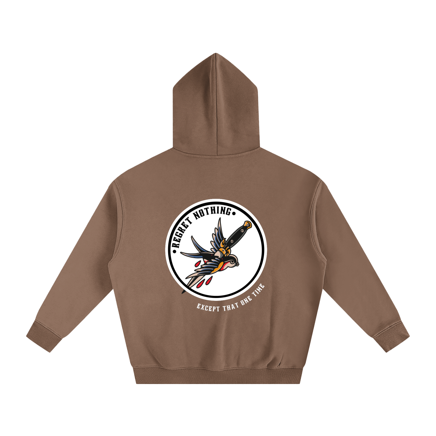 “REGRET NOTHING” — Waste of Skins® Oversize Hoodie
