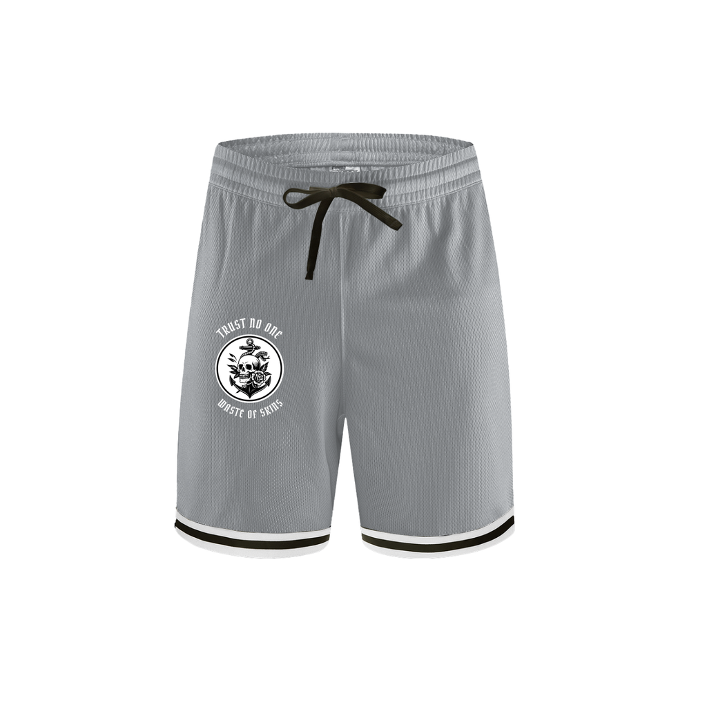 "TRUST NO.1" — Waste of Skins® Basketball Shorts