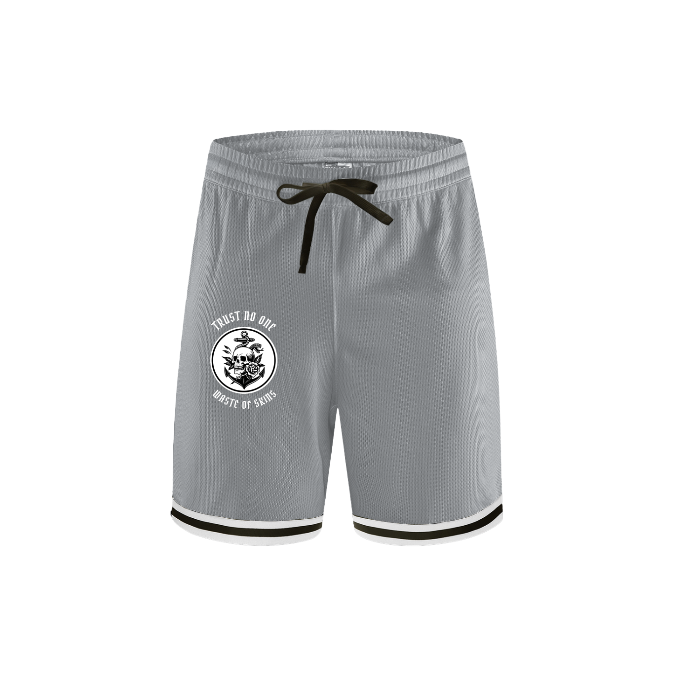 "TRUST NO.1" — Waste of Skins® Basketball Shorts