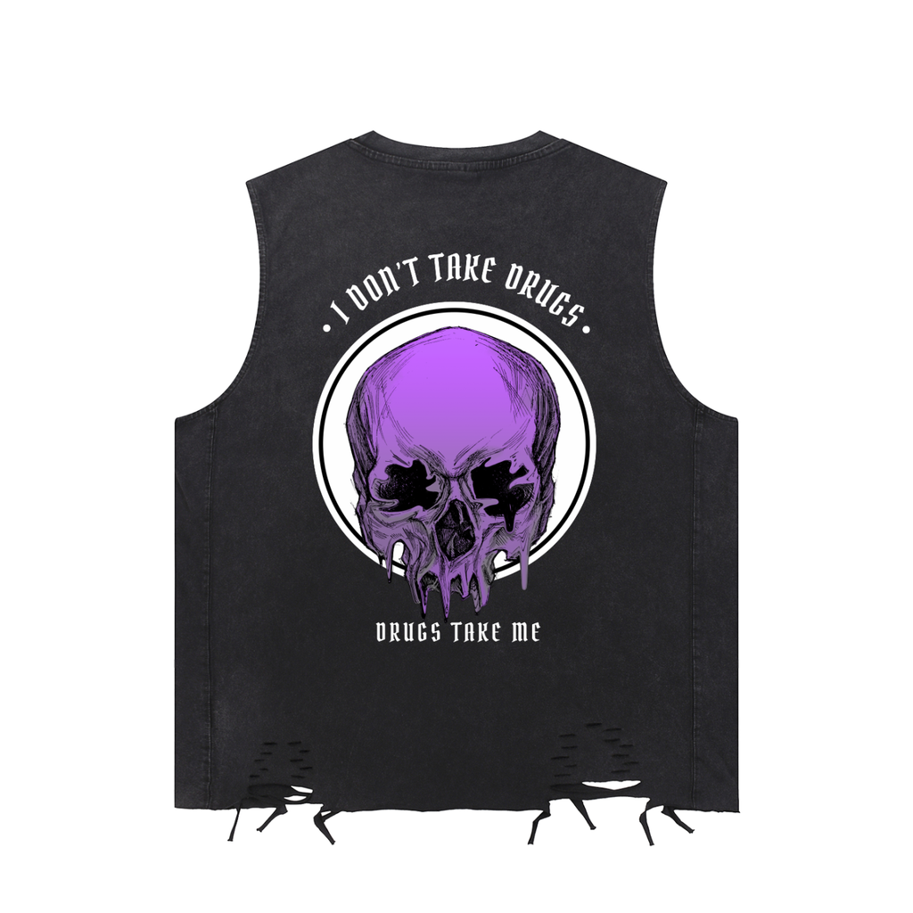 "DRUGS TAKE ME" — Waste of Skins® Vest