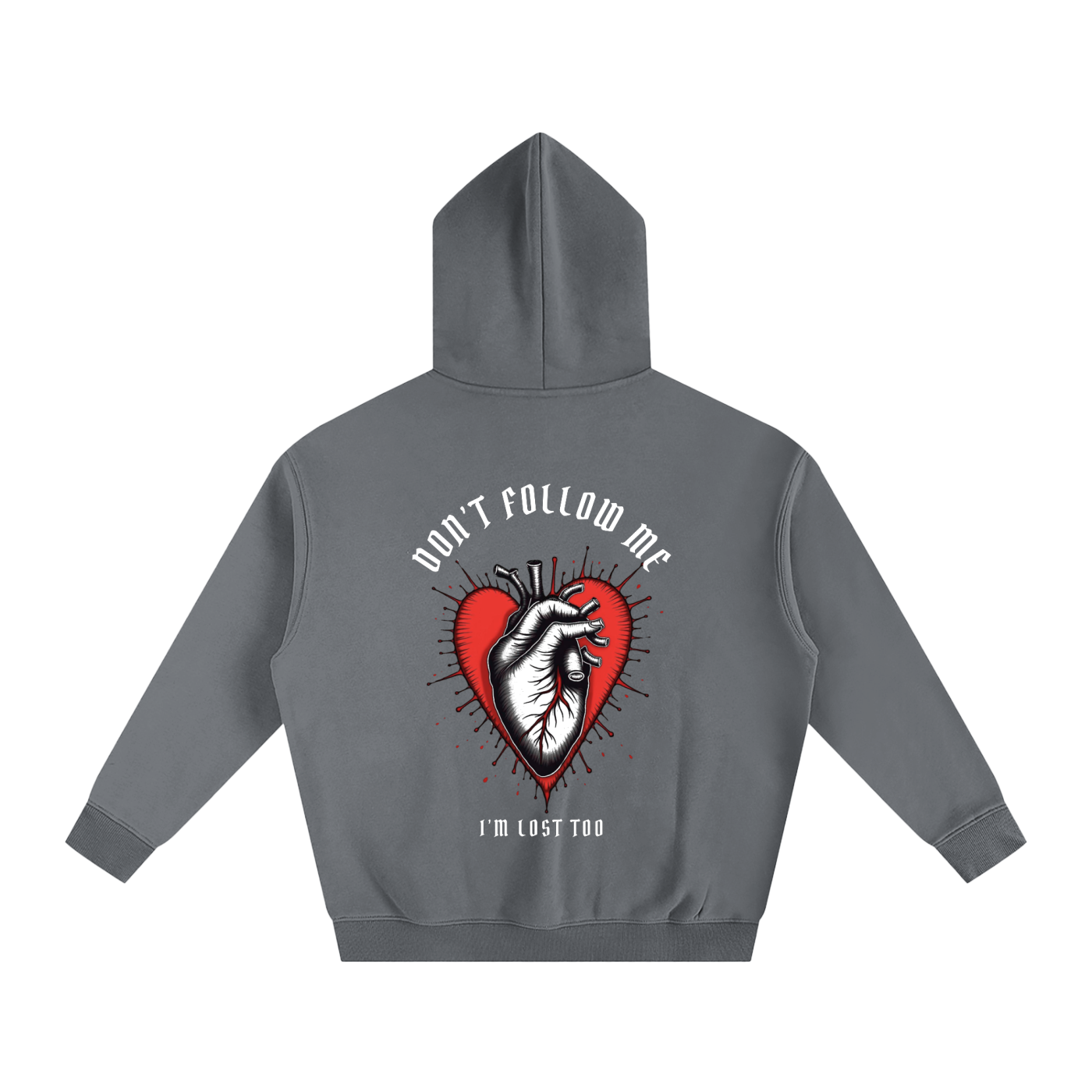 “DON’T FOLLOW ME” — Waste of Skins® Oversize Hoodie