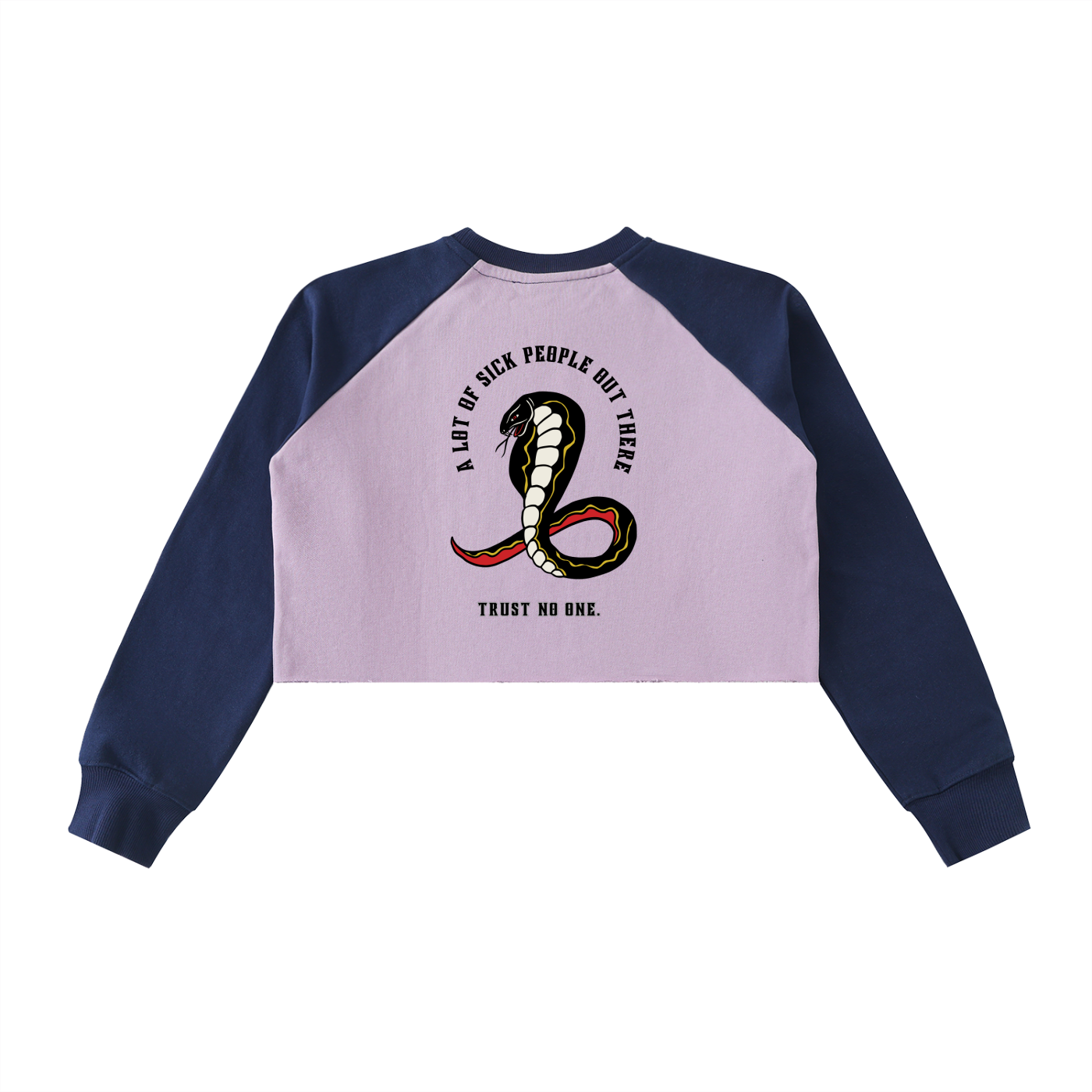 “A LOT OF SICK PEOPLE” — Waste of Skins® Crop Sweatshirt
