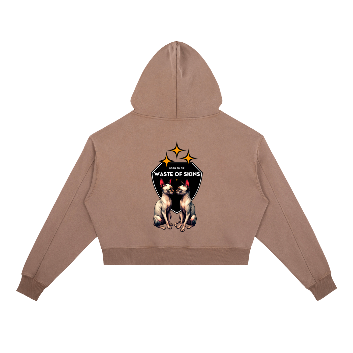 “BORN TO DIE” — Waste of Skins® Washed Hoodie