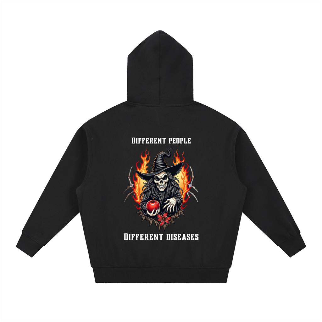 “DIFFERENT PEOPLE” — Waste of Skins® Oversized Hoodie