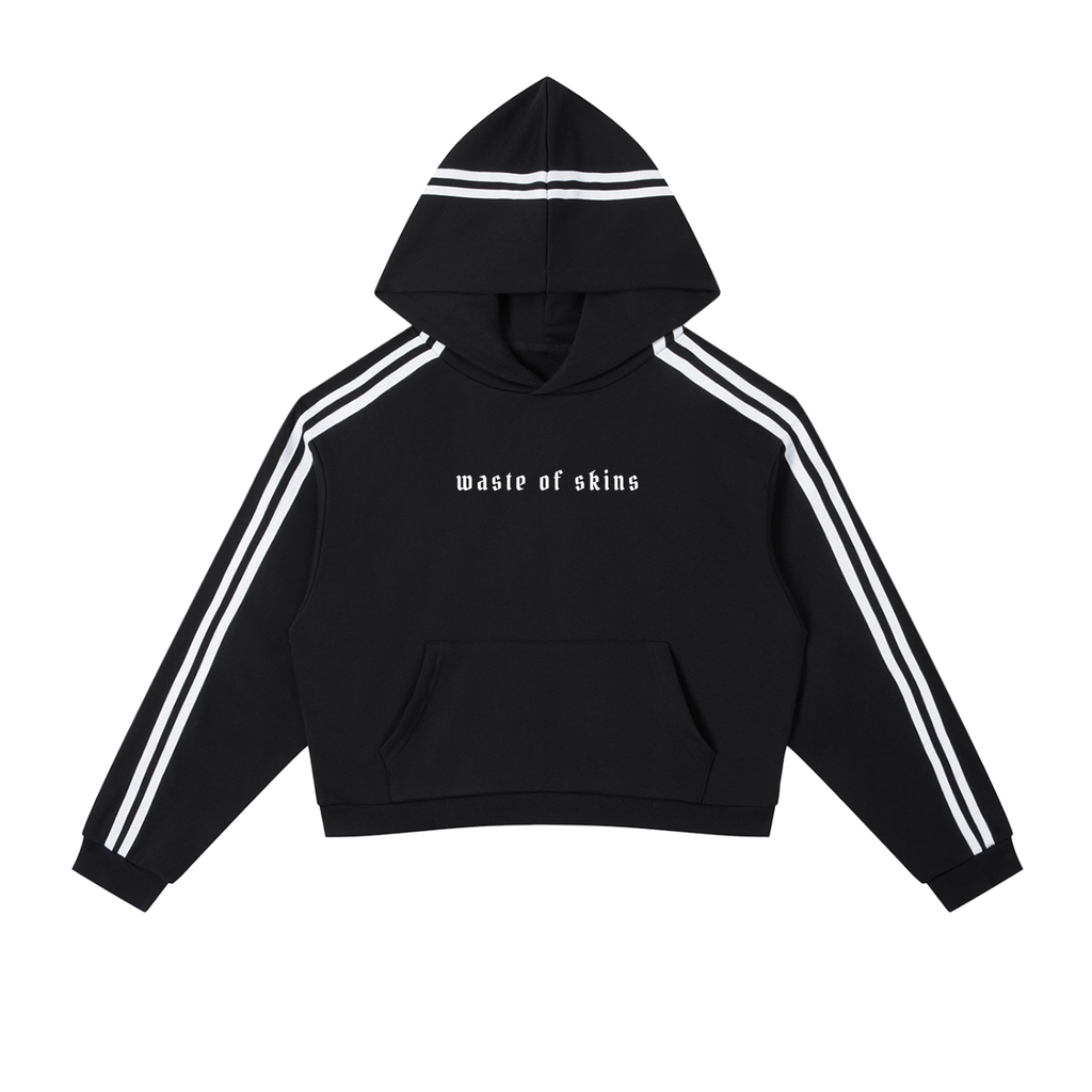 “BUT DID YOU DIE ?” — Waste of Skins® Cropped Hoodie