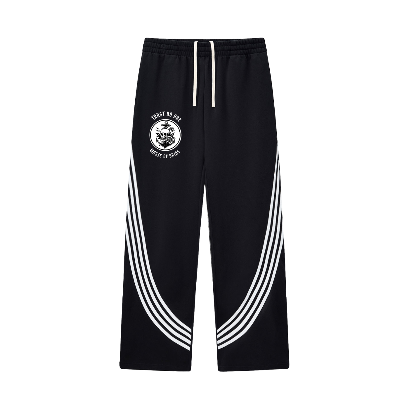 "TRUST NO.1" — Waste of Skins® Stripes Sweatpants
