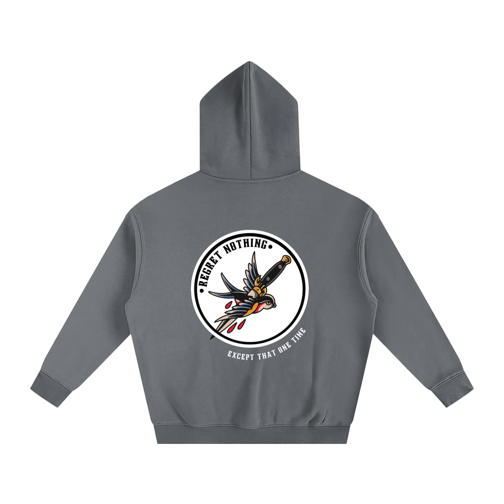 “REGRET NOTHING” — Waste of Skins® Oversize Hoodie