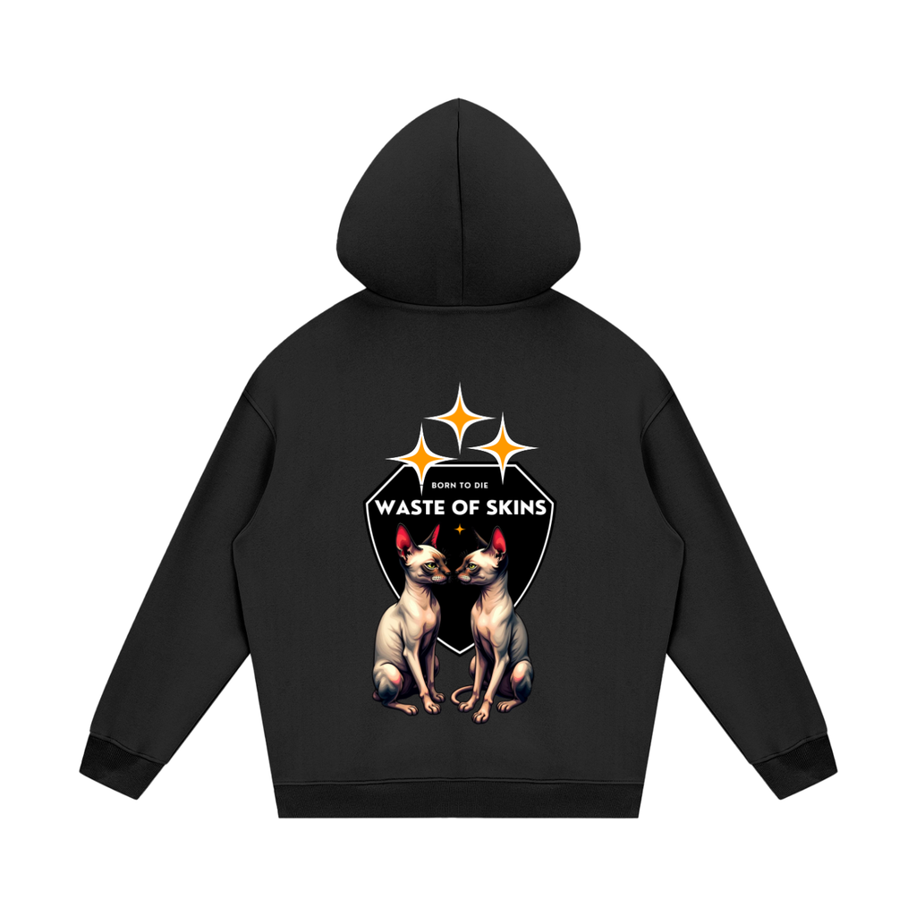 “BORN TO DIE” — Waste of Skins® Oversize Hoodie