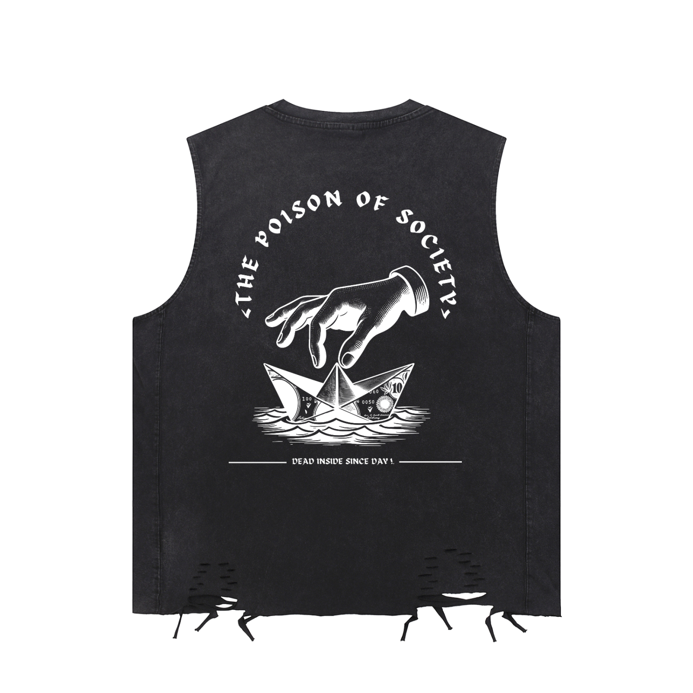 “THE POISON OF SOCIETY" — Waste of Skins® Vest