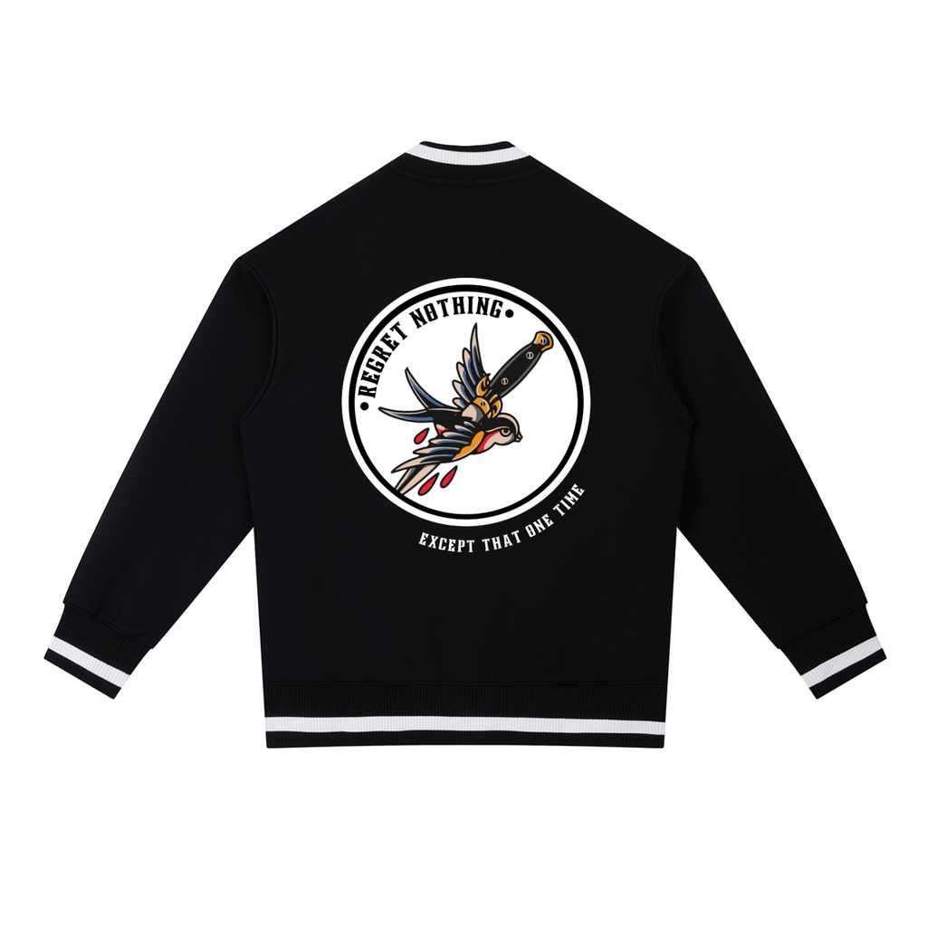 “REGRET NOTHING” — Waste of Skins® Bomber Jacket