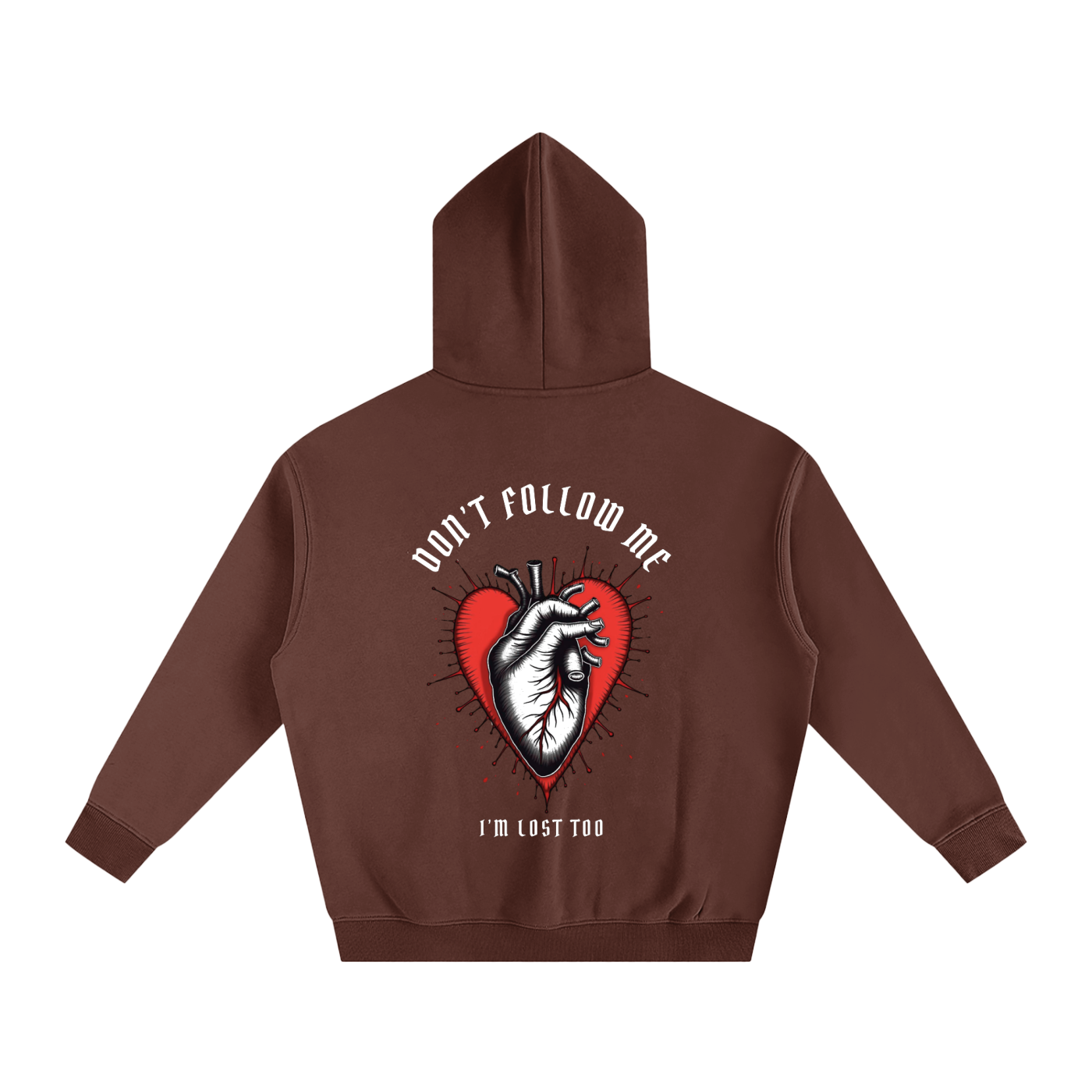 “DON’T FOLLOW ME” — Waste of Skins® Oversize Hoodie