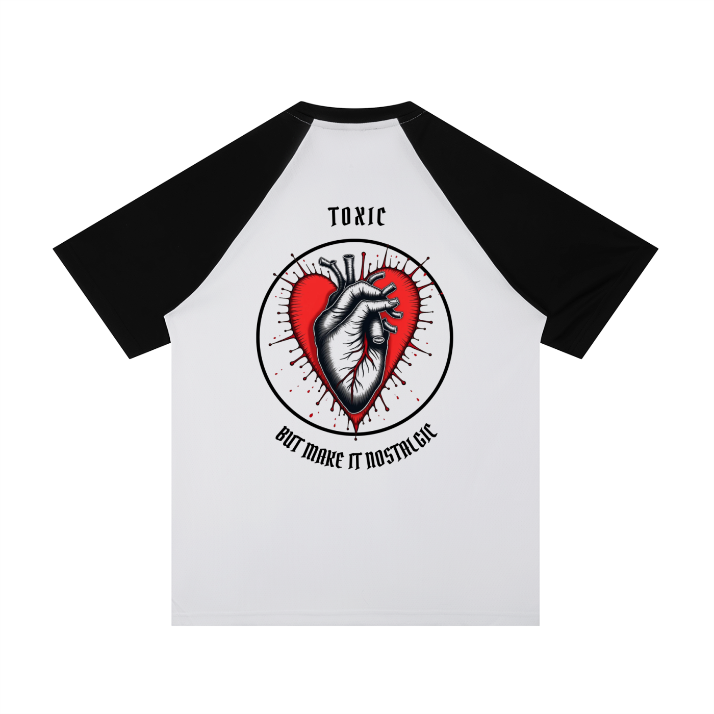 “TOXIC NOSTALGIA” — Waste of Skins® Baseball Tee