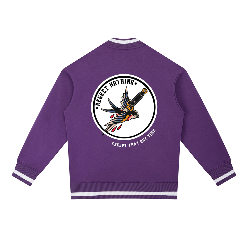 “REGRET NOTHING” — Waste of Skins® Bomber Jacket