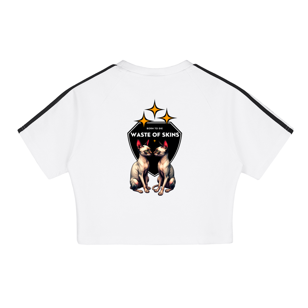 “BORN TO DIE” — Waste of Skins® Crop Top
