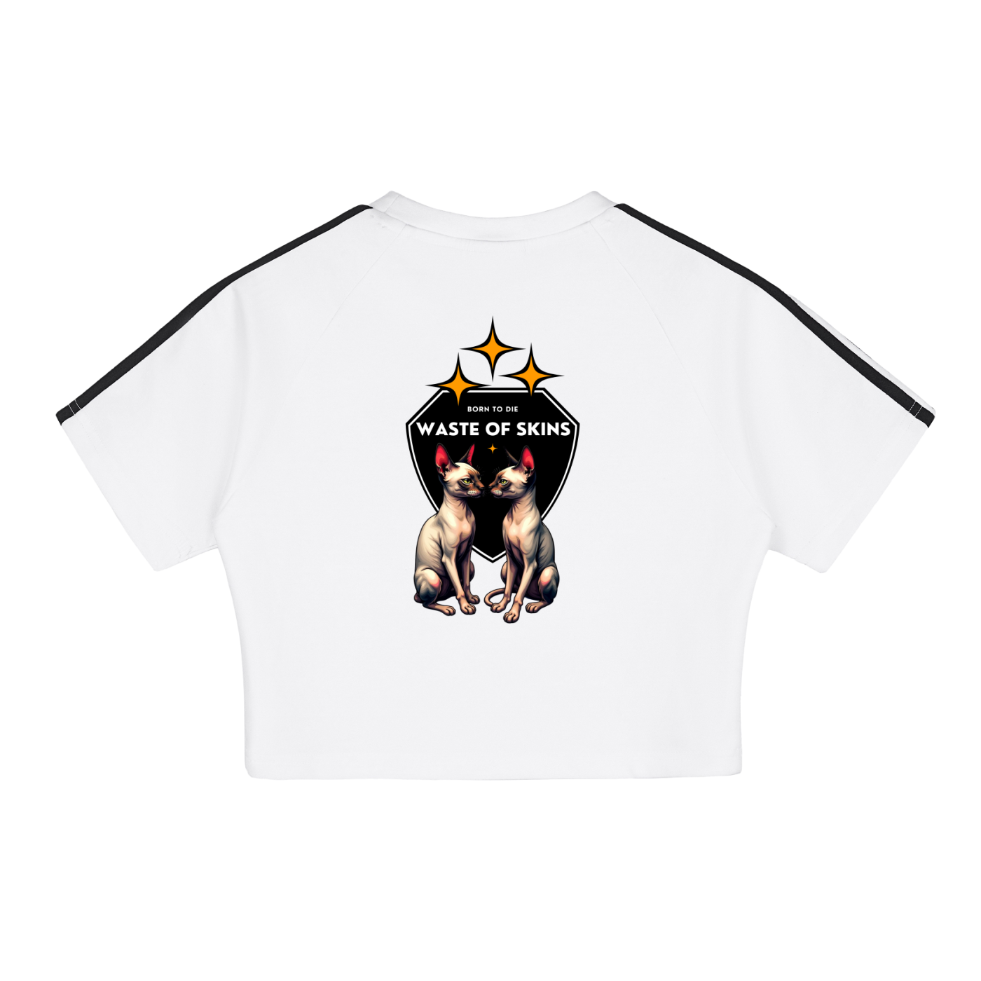 “BORN TO DIE” — Waste of Skins® Crop Top