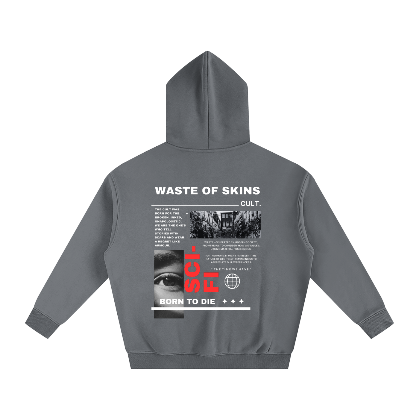 "Cult Sci‑Fi" — Waste of Skins® Hoodie
