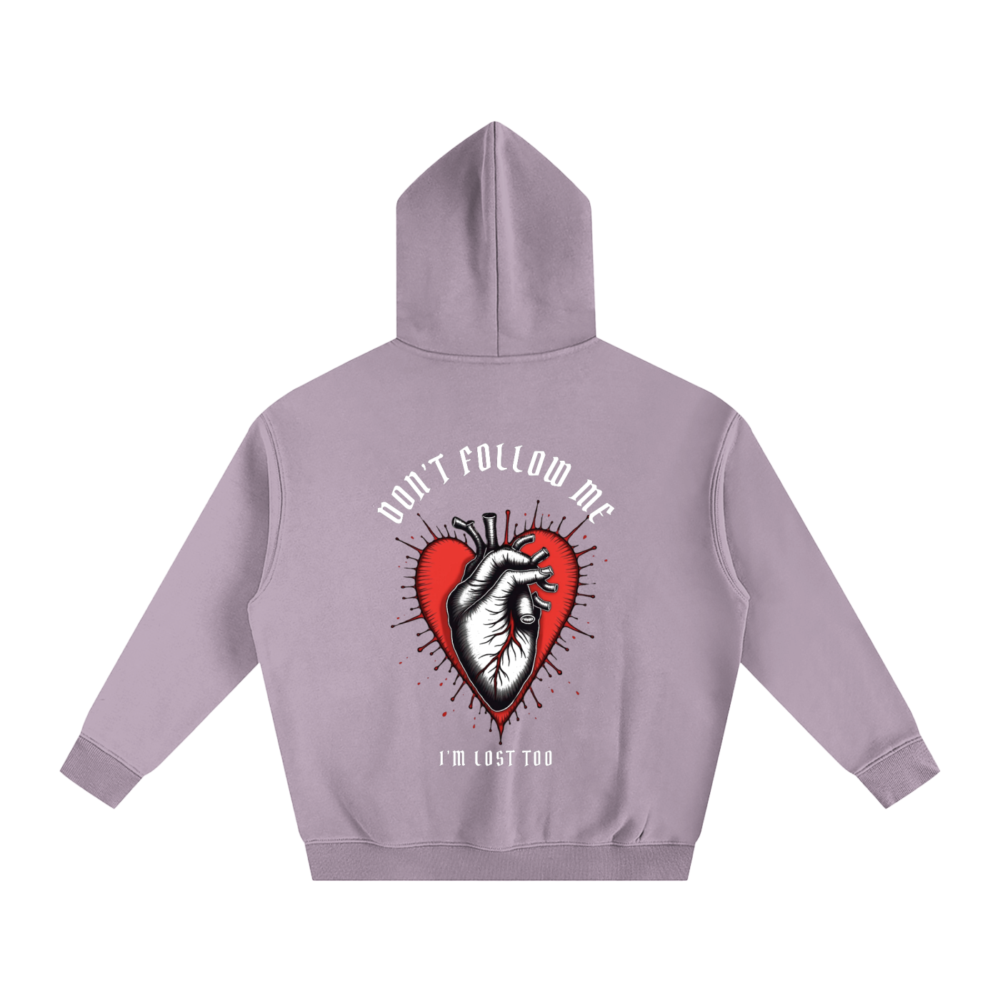 “DON’T FOLLOW ME” — Waste of Skins® Oversize Hoodie